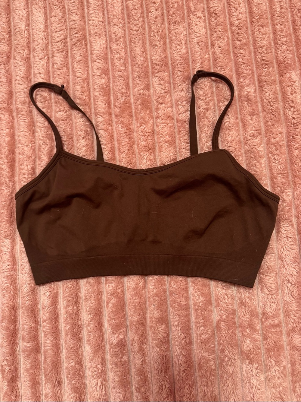 Athleta Brown Seamless Stretch Bralette